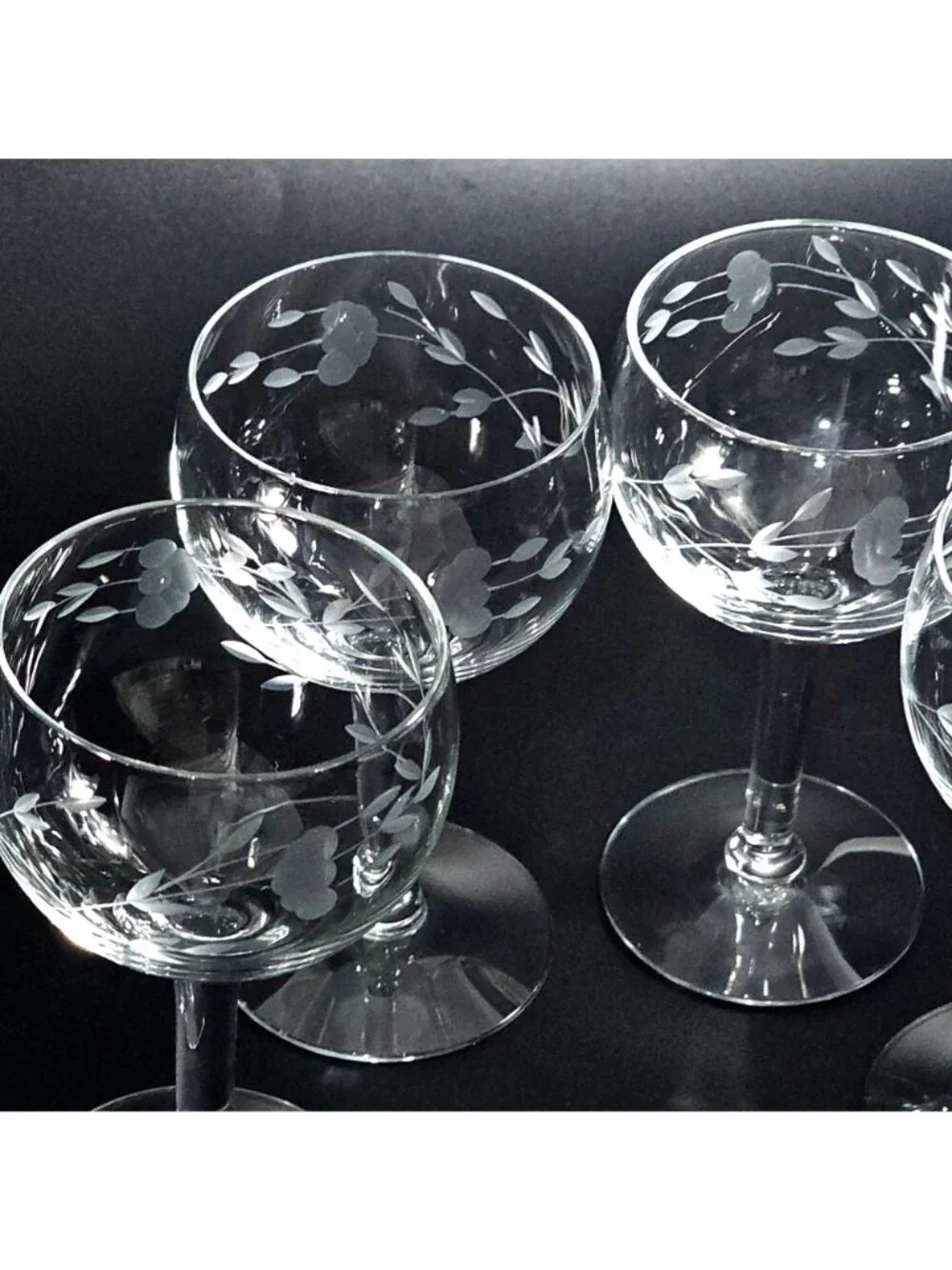 4 Princess House Heritage Cocktail Glasses 5